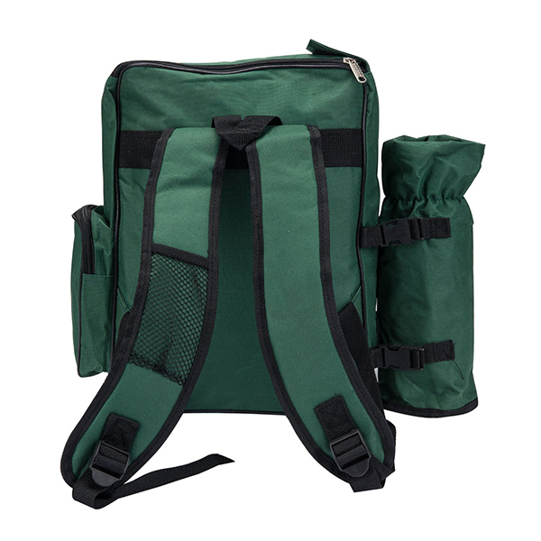 4 Person Picnic Backpack With Cooler Compartment-2