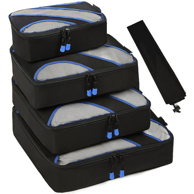 China 4 Set Packing Cubes,Travel Luggage Packing Organizers with Laundry Bag