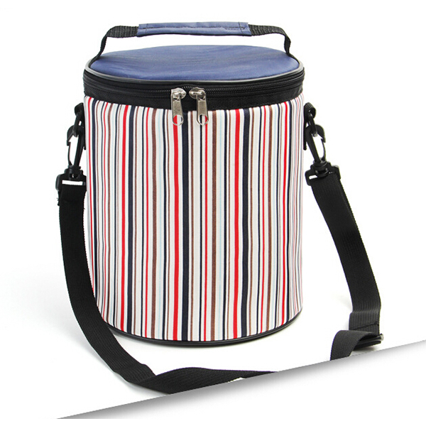 Supply round travel cooler bags with strap