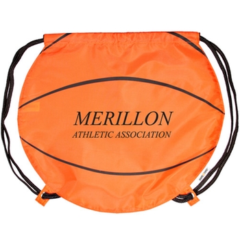 <b>MDR21 Imprinted Basketball Drawstring Backpack Manufacturer</b>