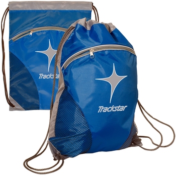 <b>MDR30 Zippered Pouch Custom Drawstring Backpack</b>