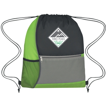 MDR37 Color Block Custom Drawstring Backpack